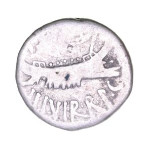 Mark Anthony 31 BC Silver Denarius  The Little Busby Hoard
