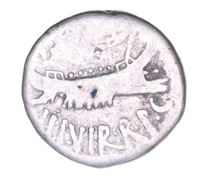 Mark Anthony 31 BC Silver Denarius  The Little Busby Hoard