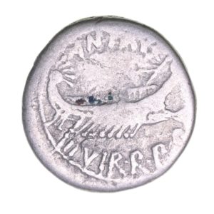 Mark Anthony 31 BC Silver Denarius  The Little Busby Hoard