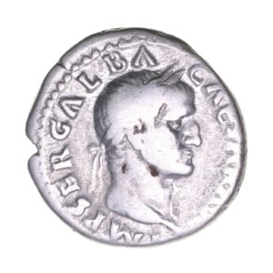 Galba AD 69-79 Silver Denarius  The Little Busby Hoard