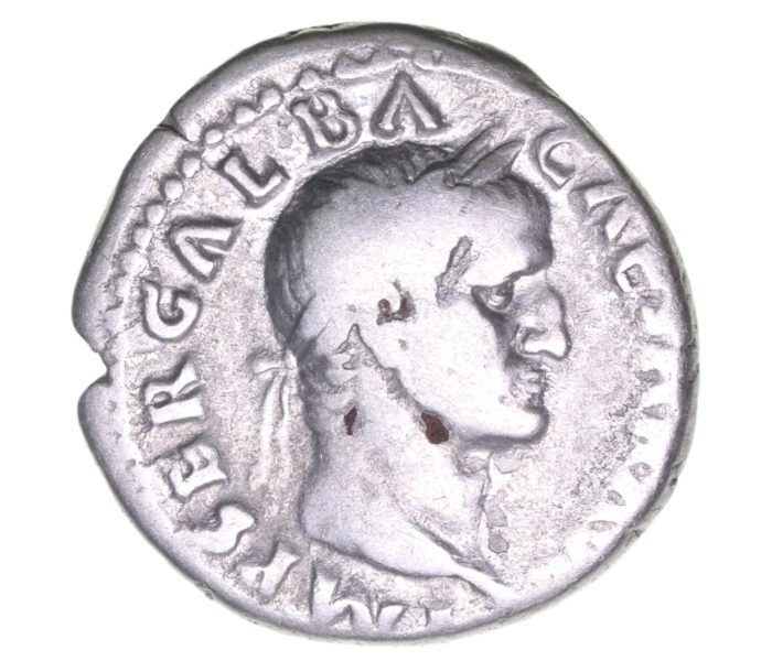 Galba AD 69-79 Silver Denarius  The Little Busby Hoard