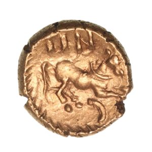 Regini & Atrebates Tincomarus 25 BC - AD 10 Gold Quarter Stater
