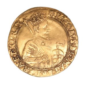 James I AD 1603-1625 Gold Unite 2nd Coinage