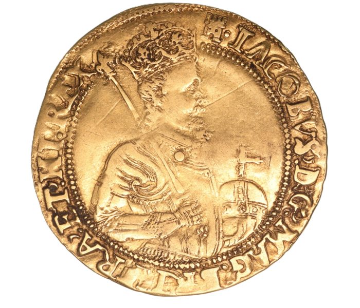 James I AD 1603-1625 Gold Unite 2nd Coinage