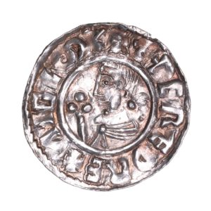 Aethelred II AD 978-1016 Silver Penny Crux Type Lincoln