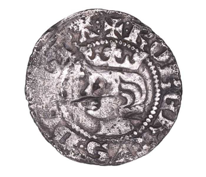Scotland Robert the Bruce AD 1306-1329 Silver Penny Edinburgh *Rare*