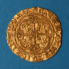 Edward III AD 1327-1377 Gold Quarter Noble Treaty Period London - Image 4