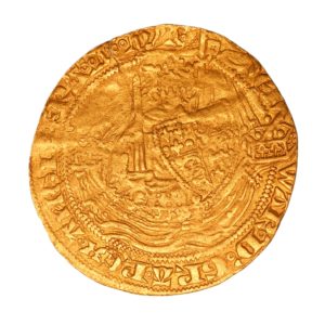 Edward III AD 1327-1377 Gold Half Noble Pre Treaty Period London