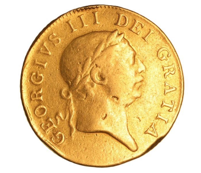 George III AD 1760-1820 Gold Military Guinea AD 1813