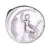 Tiberius AD 14-37 Silver Denarius Tribute Penny Lyon *ex Helmingham hoard* - Image 2