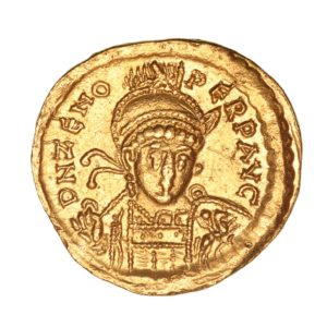 Zeno AD 474-491 Gold Solidus Constantinople
