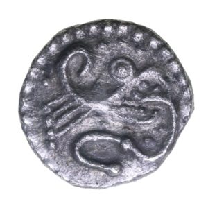 Anglo Saxon Secondary Phase AD 710-760 Silver Sceatta Fledgling type