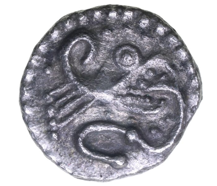 Anglo Saxon Secondary Phase AD 710-760 Silver Sceatta Fledgling type