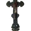 Anglo Saxon Gold Gilded Chip Carved Cruciform Brooch 6th-7th Century AD - Image 2