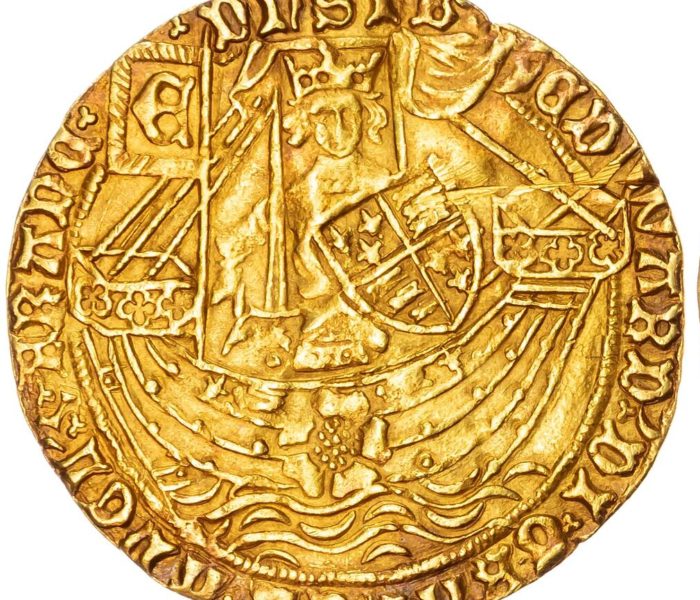 Edward IV AD 1461-1483 Gold Ryal / Rose Noble London