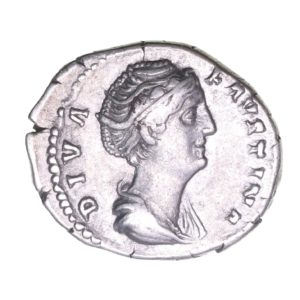 Diva Faustina Senior wife of Antoninus Pius AD 138-161 Silver Denarius  The Little Busby Hoard