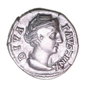 Diva Faustina Senior wife of Antoninus Pius AD 138-161 Silver Denarius  The Little Busby Hoard
