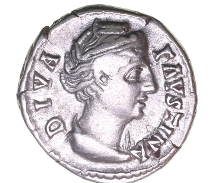 Diva Faustina Senior wife of Antoninus Pius AD 138-161 Silver Denarius  The Little Busby Hoard