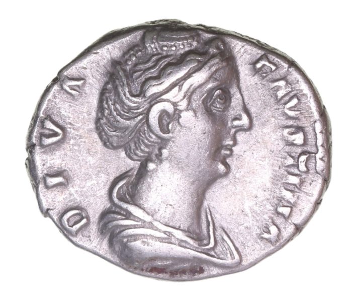 Diva Faustina Senior wife of Antoninus Pius AD 138-161 Silver Denarius  The Little Busby Hoard