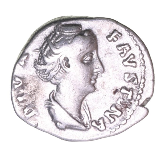 Diva Faustina Senior wife of Antoninus Pius AD 138-161 Silver Denarius  The Little Busby Hoard