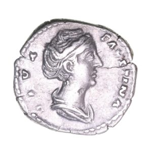 Diva Faustina Senior wife of Antoninus Pius AD 138-161 Silver Denarius  The Little Busby Hoard