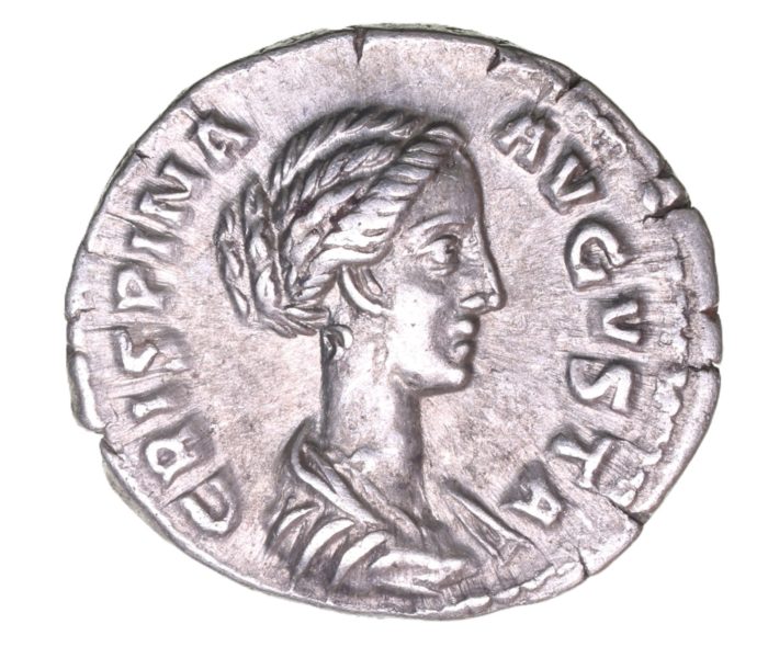 Crispina wife of Commodus AD 177-192 Silver Denarius  The Little Busby Hoard