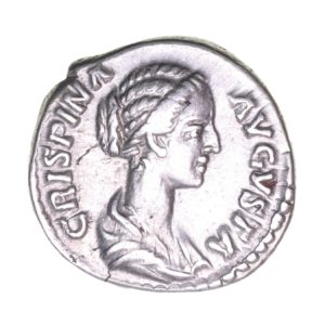 Crispina wife of Commodus AD 177-192 Silver Denarius  The Little Busby Hoard