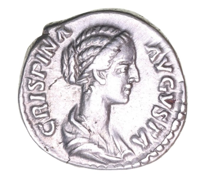Crispina wife of Commodus AD 177-192 Silver Denarius  The Little Busby Hoard