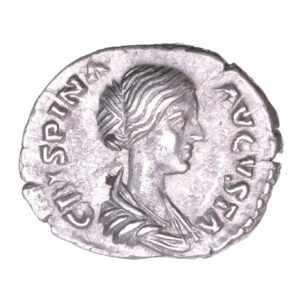 Crispina wife of Commodus AD 177-192 Silver Denarius  The Little Busby Hoard