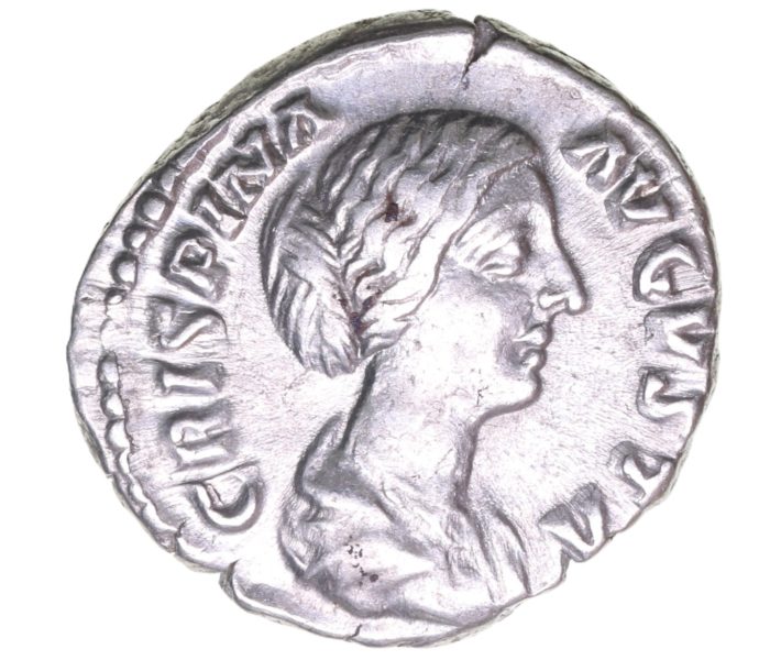 Crispina wife of Commodus AD 177-192 Silver Denarius  The Little Busby Hoard