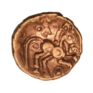 Catuvellauni Addedomaros 45-25 BC Gold Quarter Stater