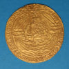Edward III AD 1327-1377 Gold Noble Post Treaty Period Calais - Image 3
