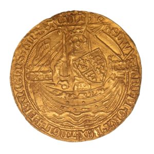 Edward III AD 1327-1377 Gold Noble Post Treaty Period Calais