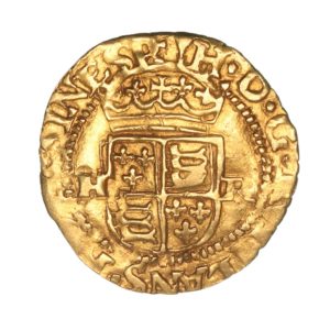 Henry VIII AD 1509-1547 Posthumous issue Gold Halfcrown London