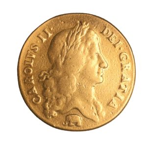 Charles II AD 1660-1685 Gold Two Guineas AD 1664