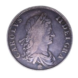 Charles II AD 1660-1685 Silver Crown AD 1662
