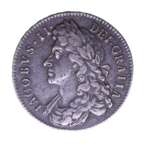 James II AD 1685-1688 Silver Halfcrown AD 1686