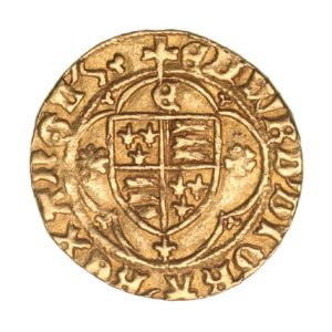 Edward IV AD 1461-1483 Gold Quarter Ryal