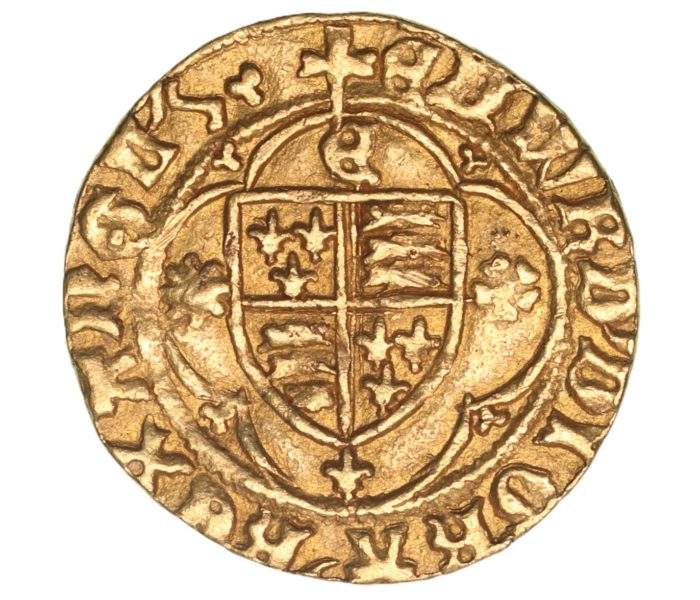 Edward IV AD 1461-1483 Gold Quarter Ryal