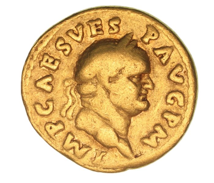 Vespasian AD 69-79 Gold Aureus Rome
