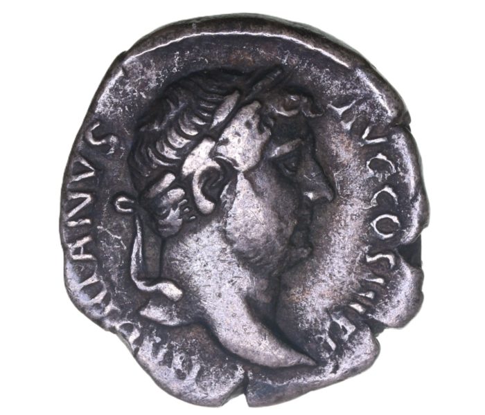 Hadrian AD 117-138 Silver Denarius Rome