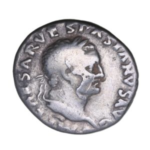 Vespasian AD 69-79 Silver Denarius Rome * British Find*