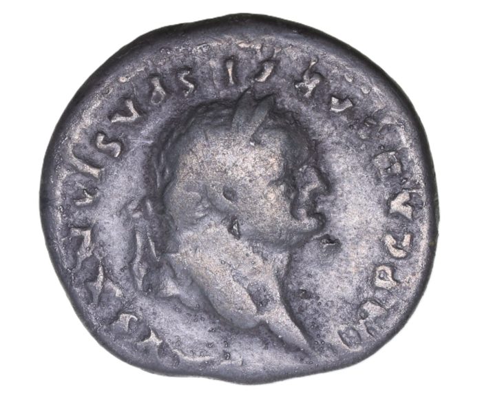 Vespasian AD 69-79 Silver Denarius Rome * British Find*