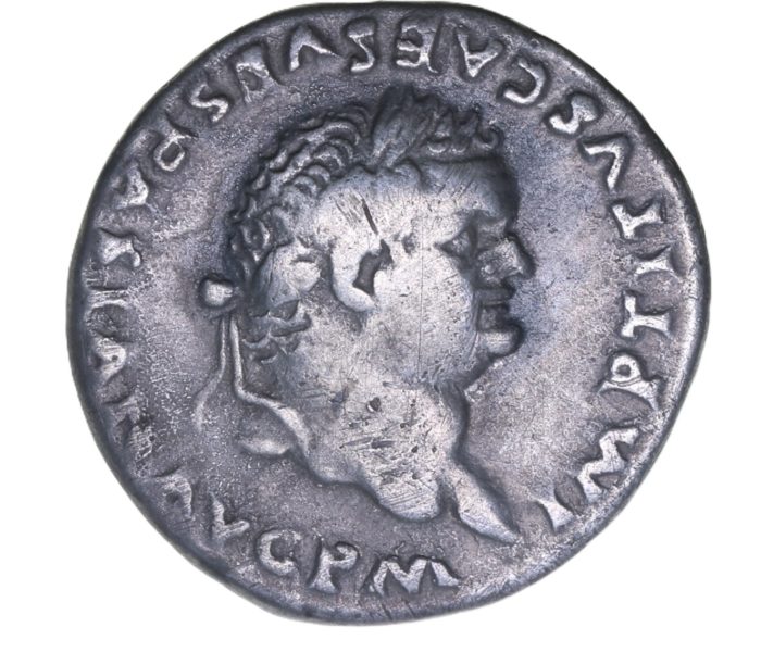 Titus AD 79-81 Silver Denarius Rome * British Find*