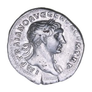 Trajan AD 97-117 Silver Denarius Rome * British Find*