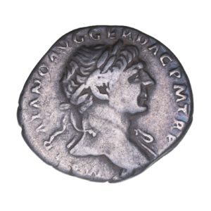 Trajan AD 97-117 Silver Denarius Rome * British Find*