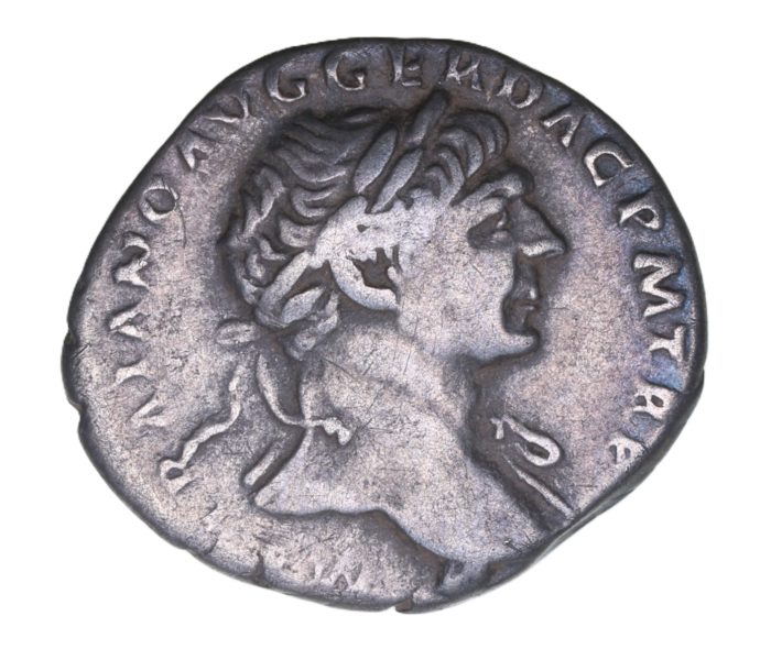 Trajan AD 97-117 Silver Denarius Rome * British Find*