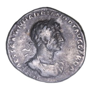 Hadrian AD 117-138 Silver Denarius Rome * British Find*