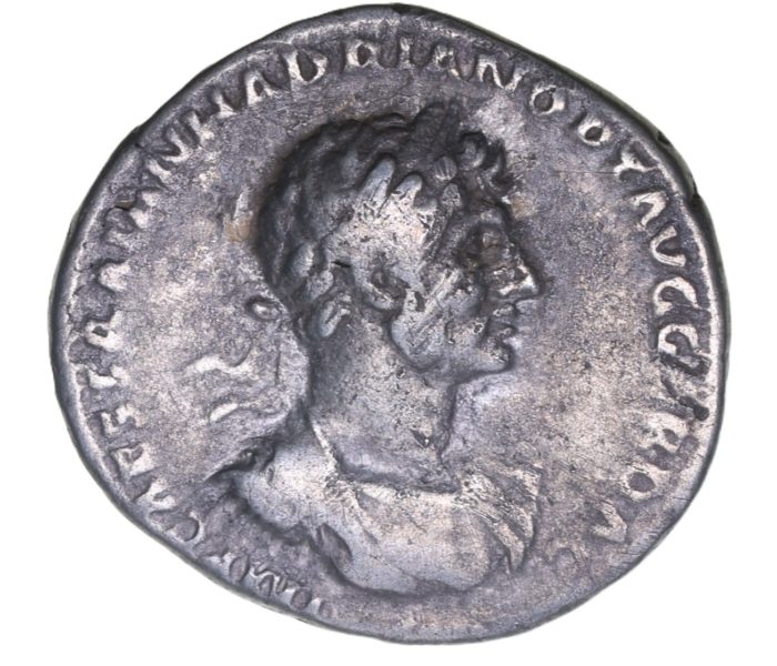 Hadrian AD 117-138 Silver Denarius Rome * British Find*