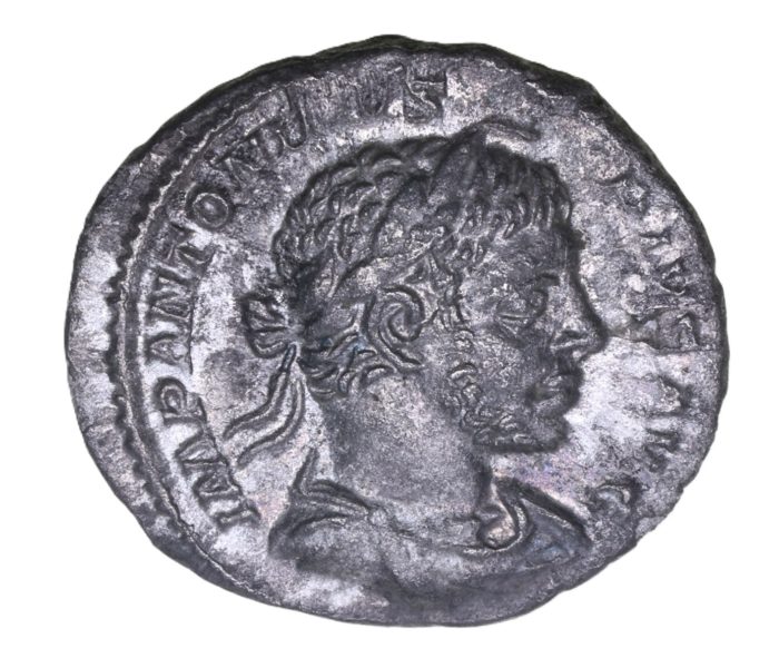 Elagabalus AD 218-222 Silver Denarius Rome * British Find*